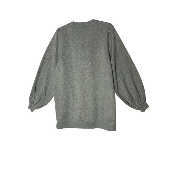 Lovers & Friends Jessa Sweatshirt Dress‎ Women's Small in Charcoal  Oversized - Picture 3 of 8